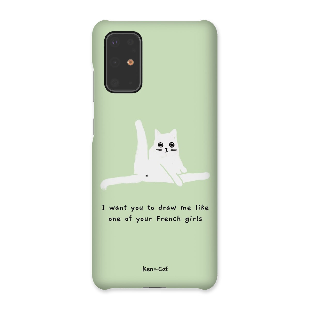 Draw Me Like Your French Girls - Green Phone Case