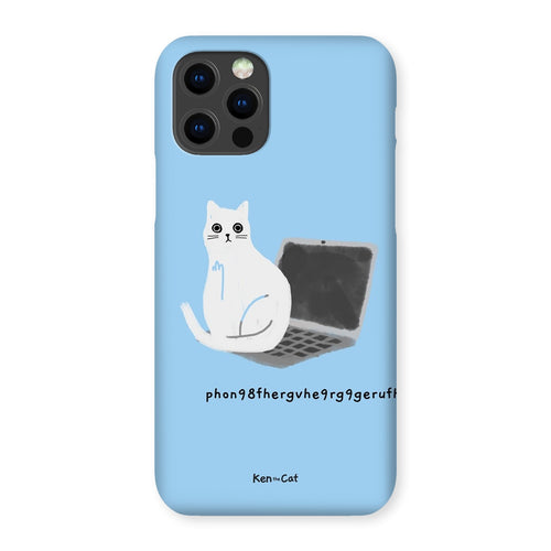 Laptop - Blue Phone Case