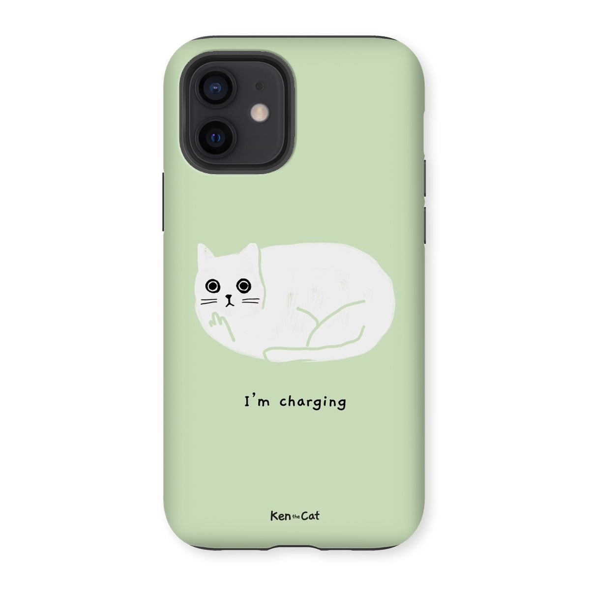 I'm Charging - Green Phone Case