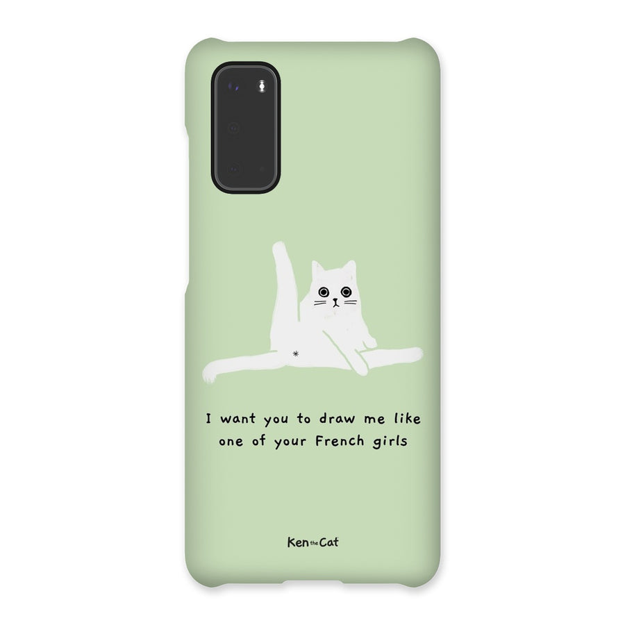 Draw Me Like Your French Girls - Green Phone Case
