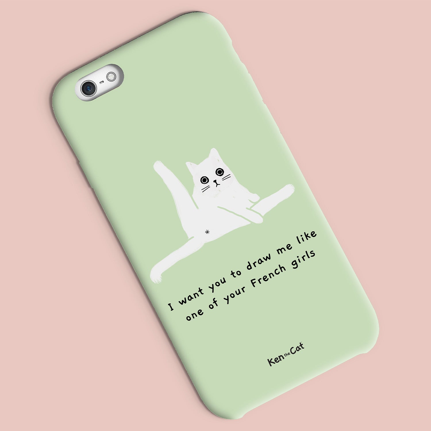 Draw Me Like Your French Girls - Green Phone Case