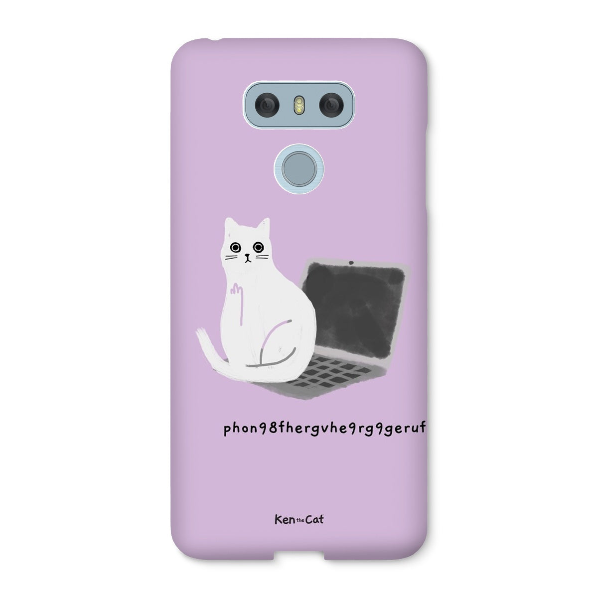 Laptop - Purple Phone Case