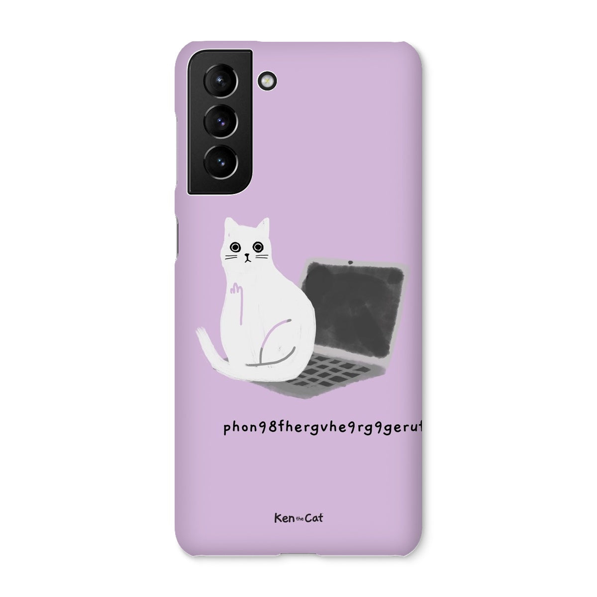 Laptop - Purple Phone Case