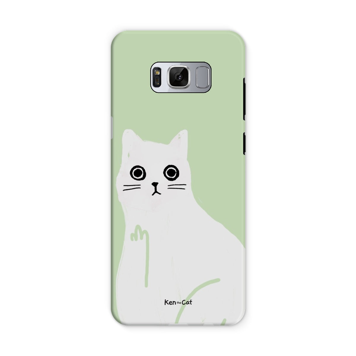 Middle Finger - Green Phone Case