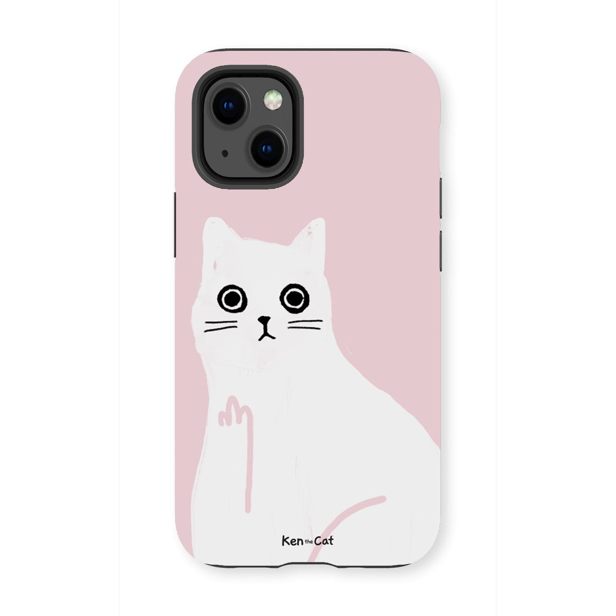 Middle Finger - Pink Phone Case