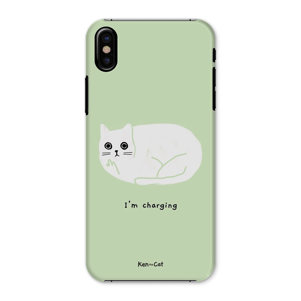 I'm Charging - Green Phone Case