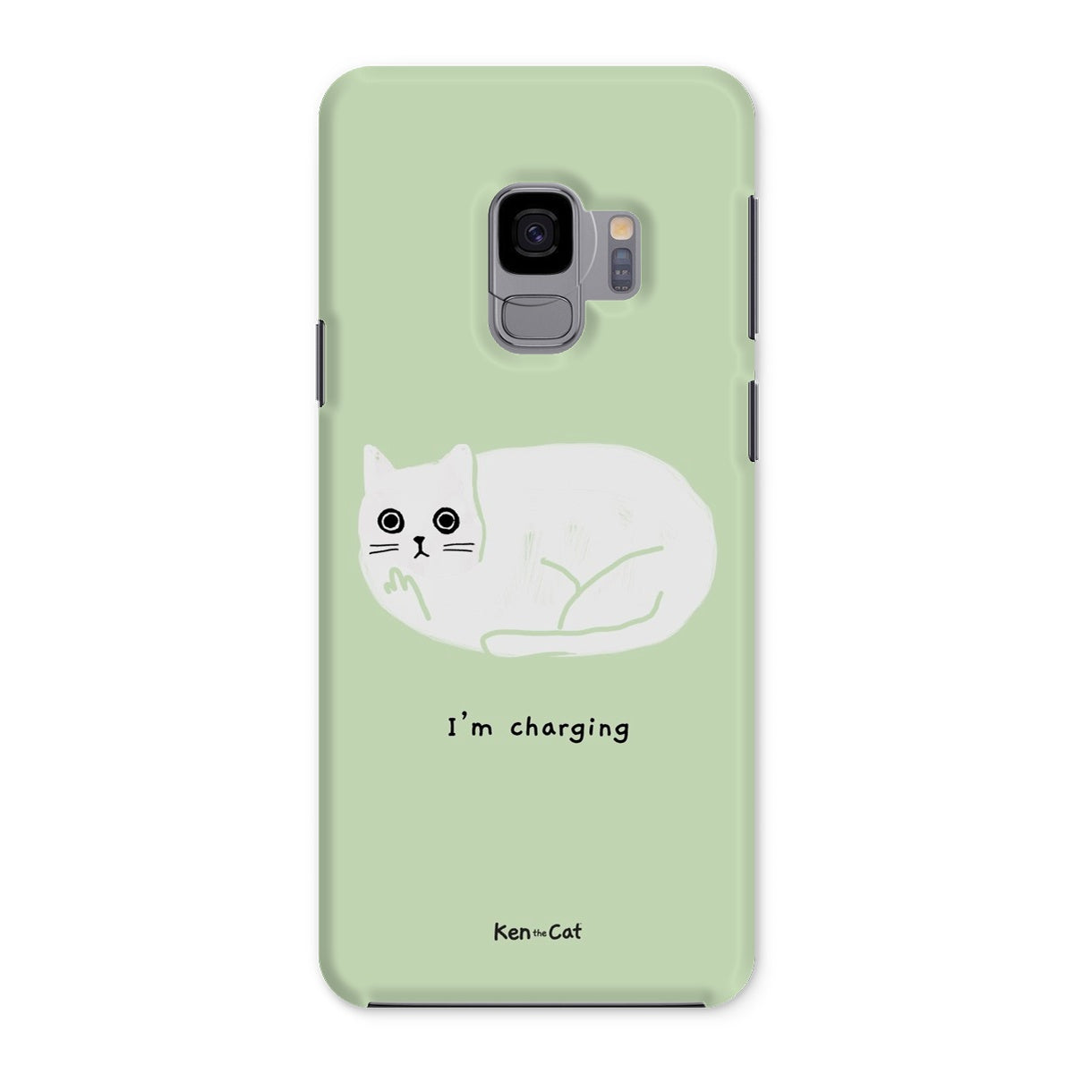 I'm Charging - Green Phone Case