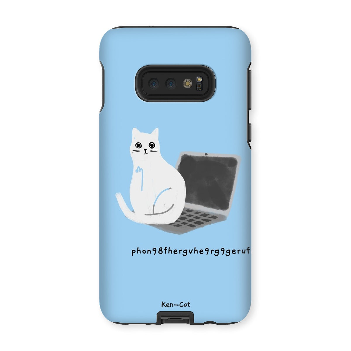 Laptop - Blue Phone Case