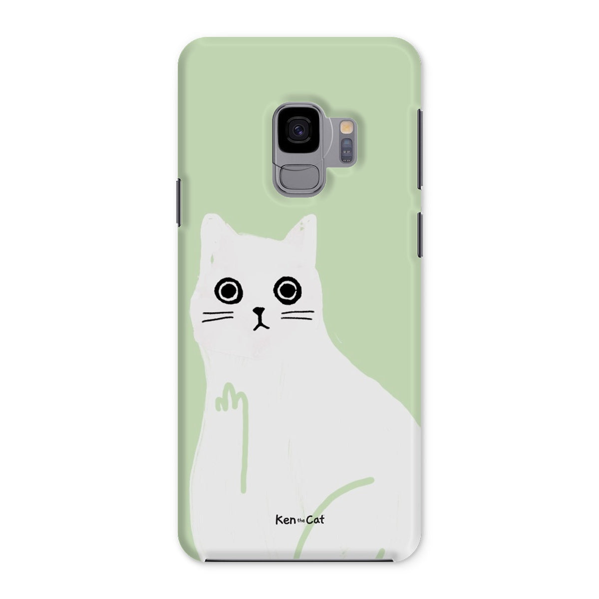 Middle Finger - Green Phone Case