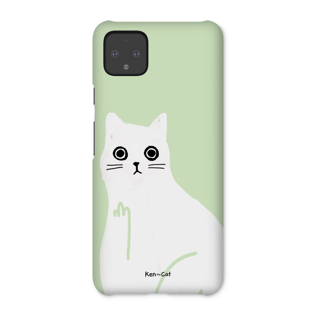 Middle Finger - Green Phone Case