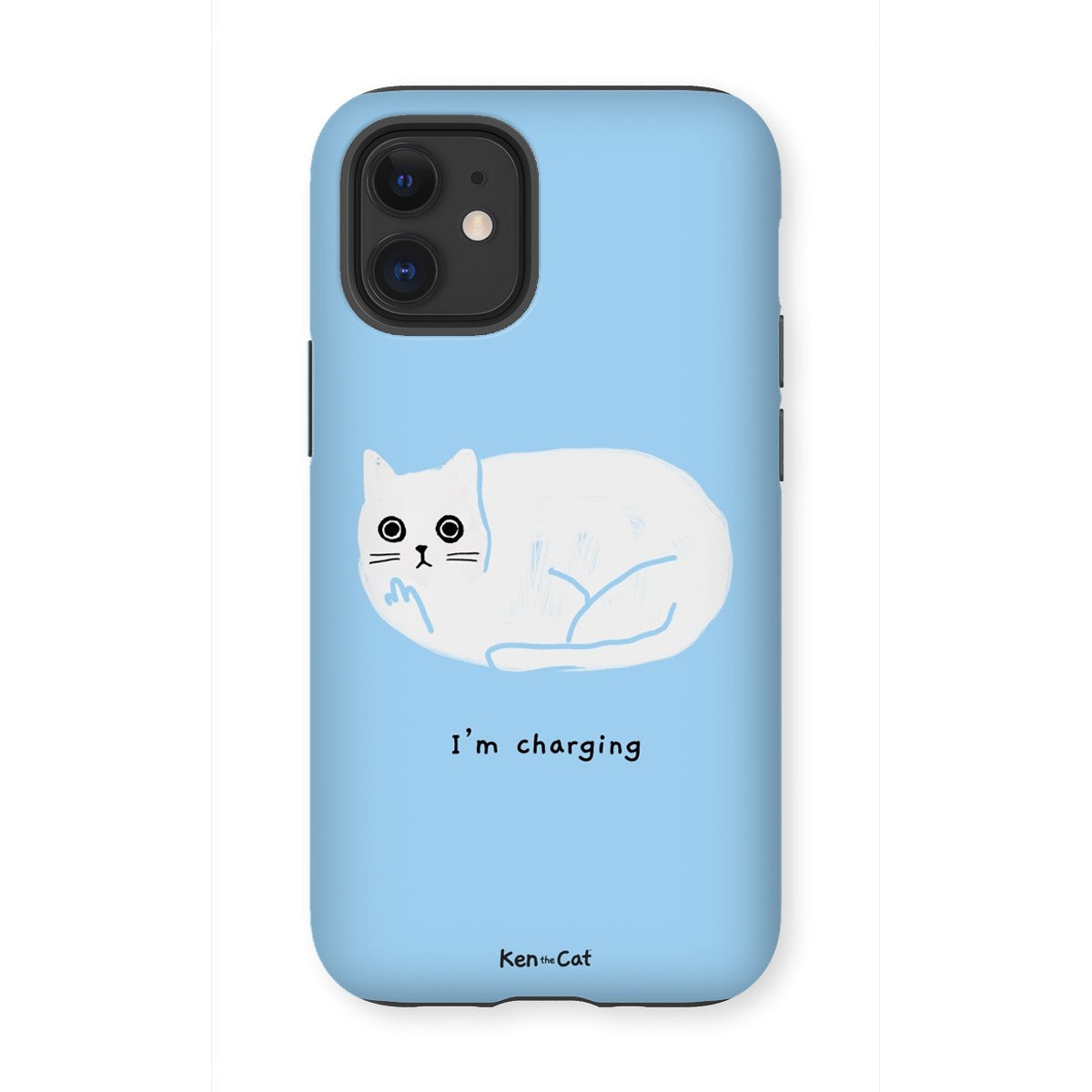 I'm Charging - Blue Phone Case