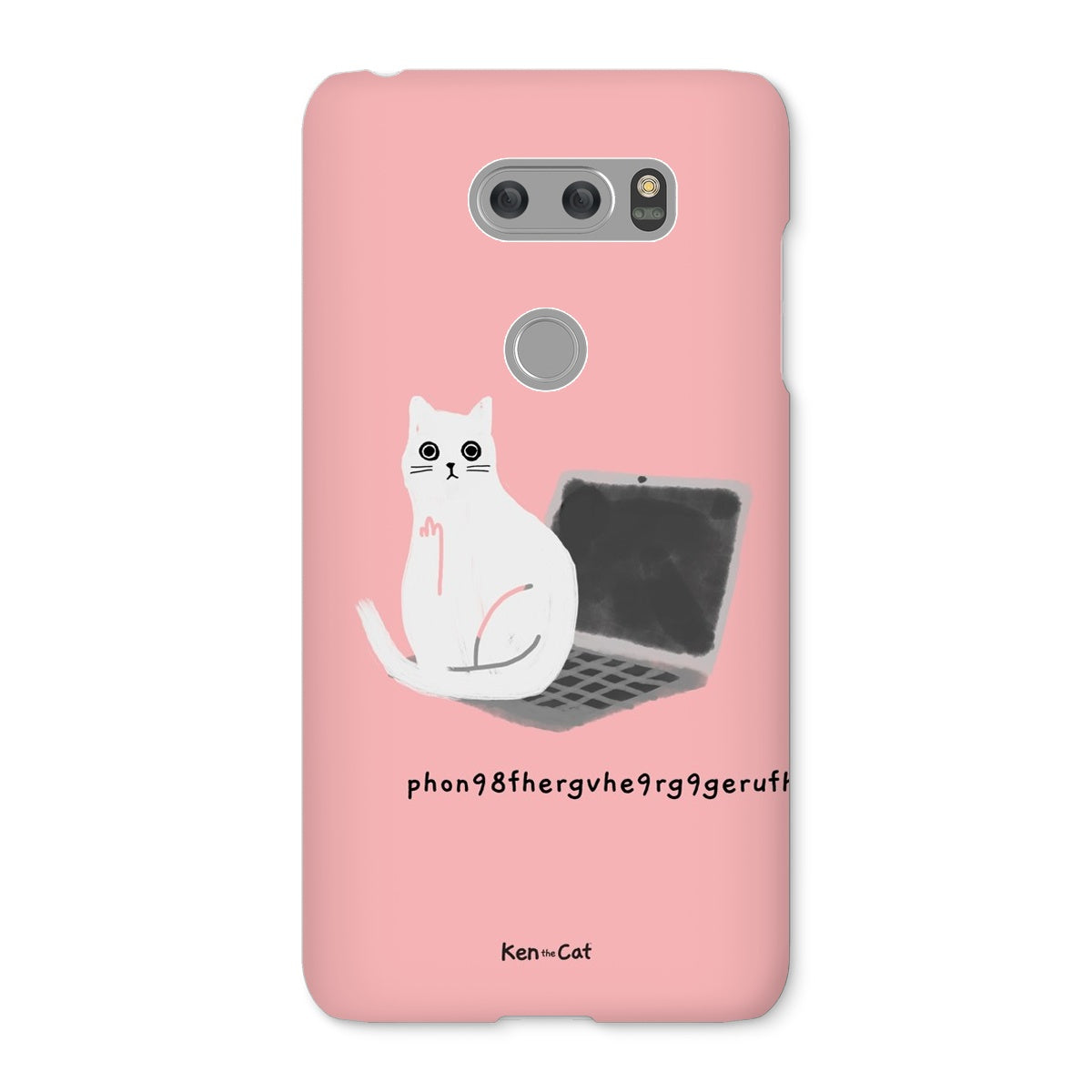 Laptop - Pink Phone Case