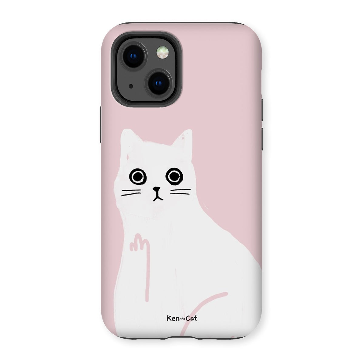 Middle Finger - Pink Phone Case
