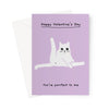 You&#39;re Purrfect To Me - Valentine&#39;s Day Card