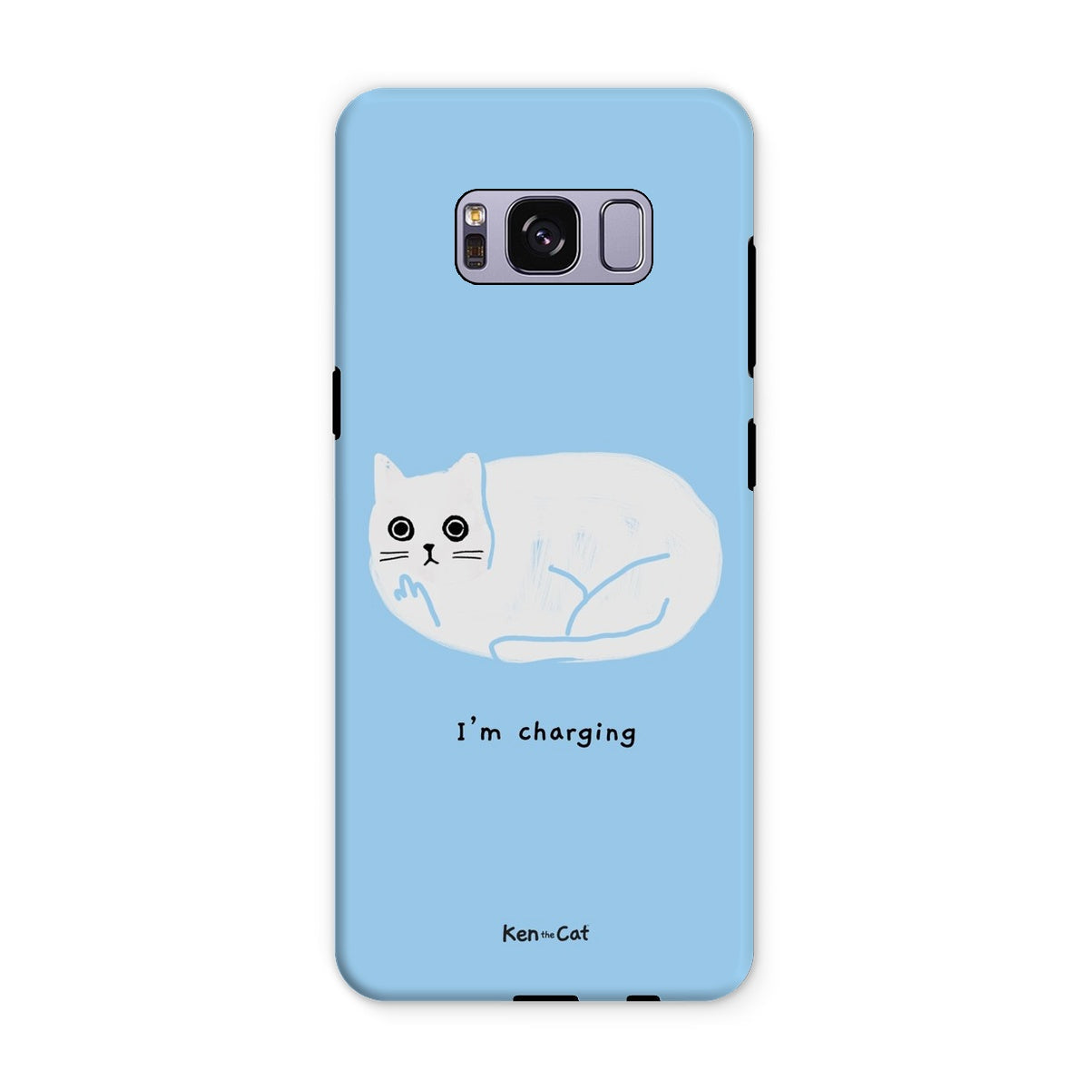 I'm Charging - Blue Phone Case