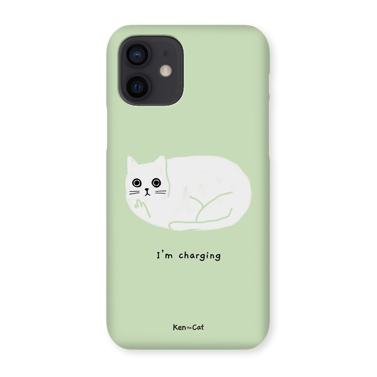 I'm Charging - Green Phone Case