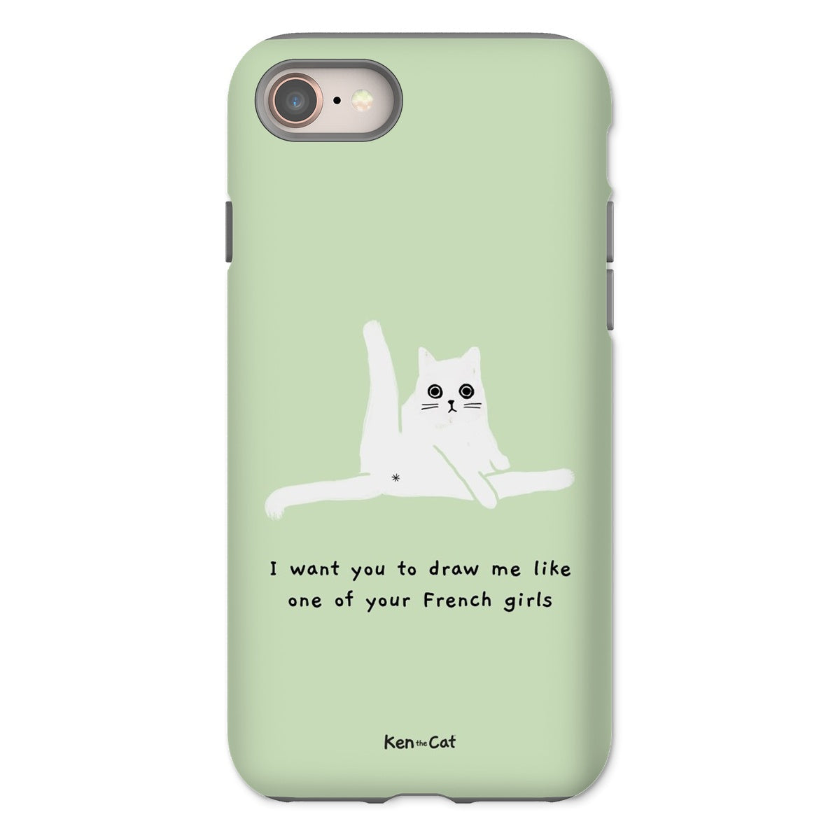 Draw Me Like Your French Girls - Green Phone Case