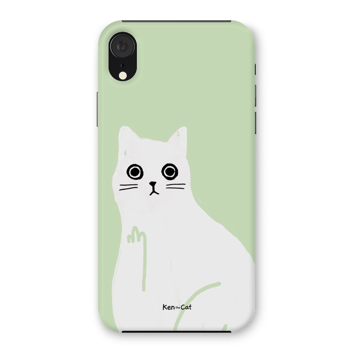 Middle Finger - Green Phone Case