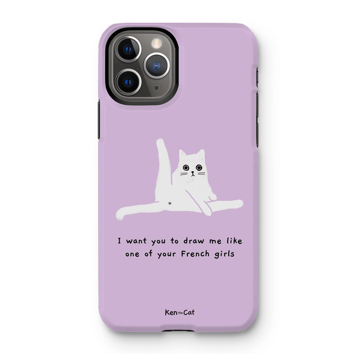Draw Me Like Your French Girls - Purple Phone Case