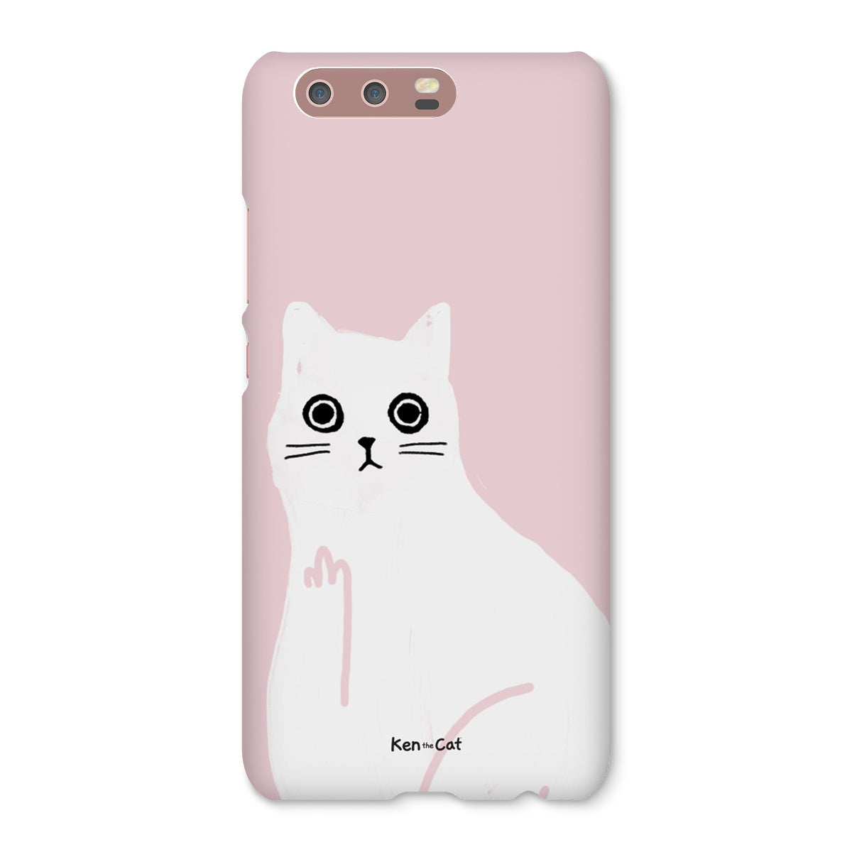 Middle Finger - Pink Phone Case