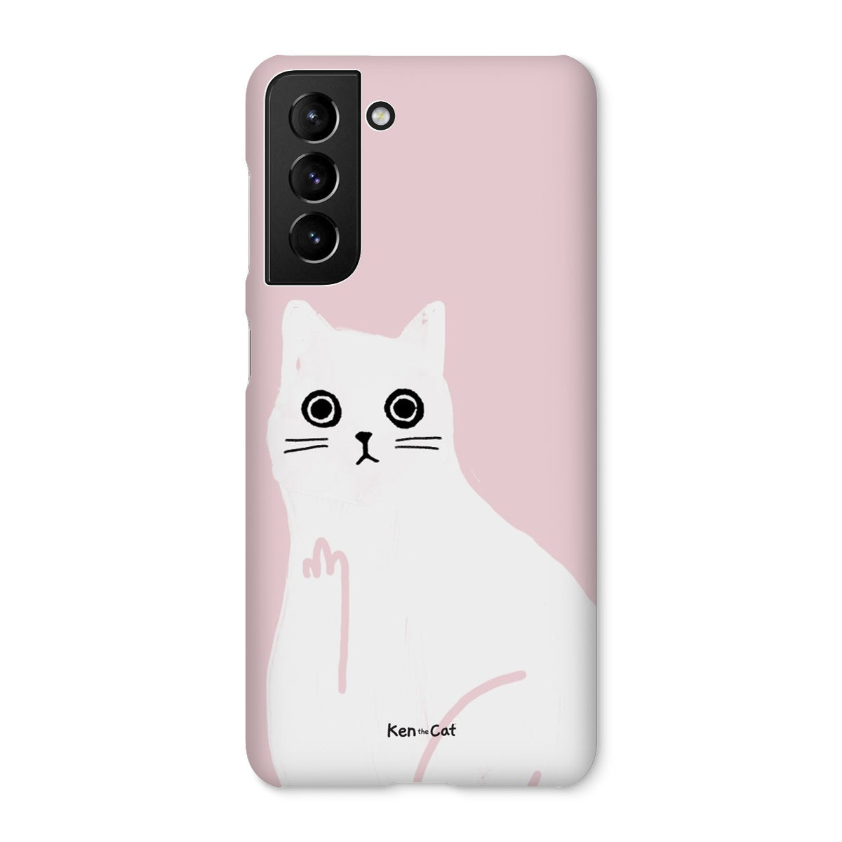 Middle Finger - Pink Phone Case