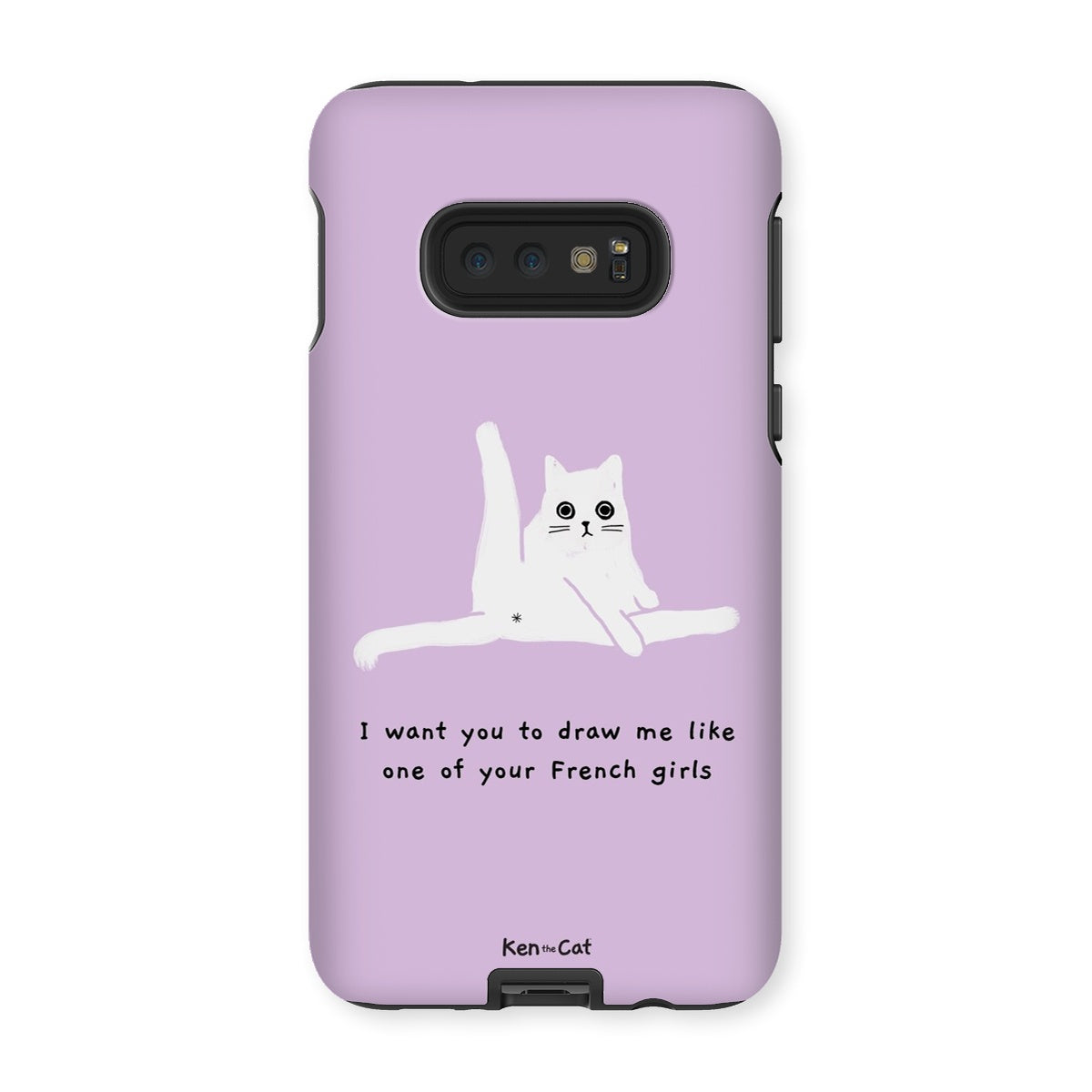 Draw Me Like Your French Girls - Purple Phone Case