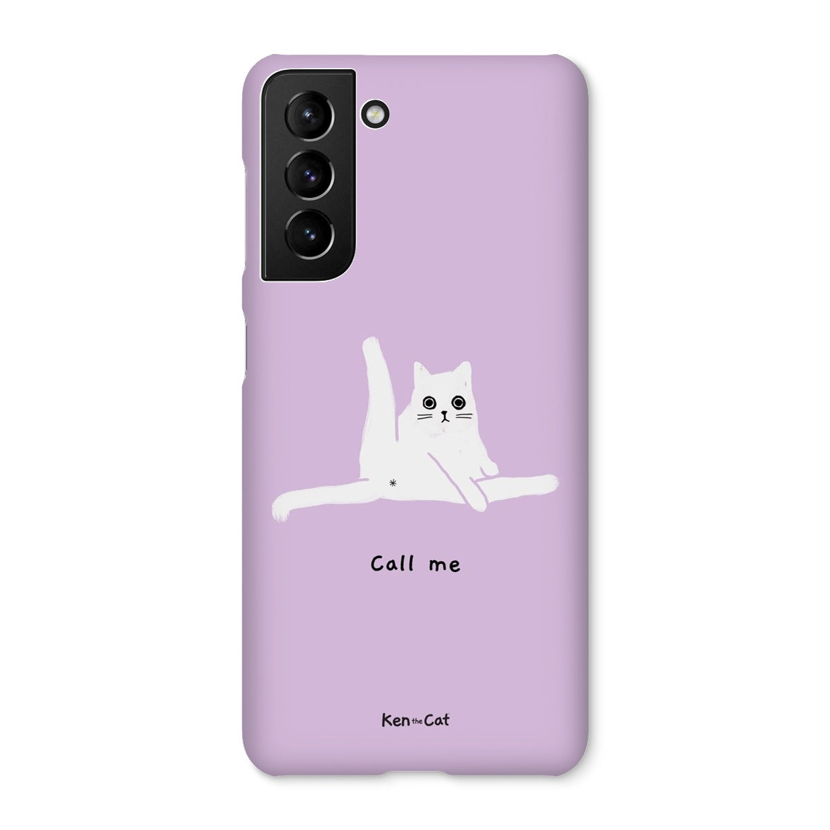 Call Me - Purple Phone Case