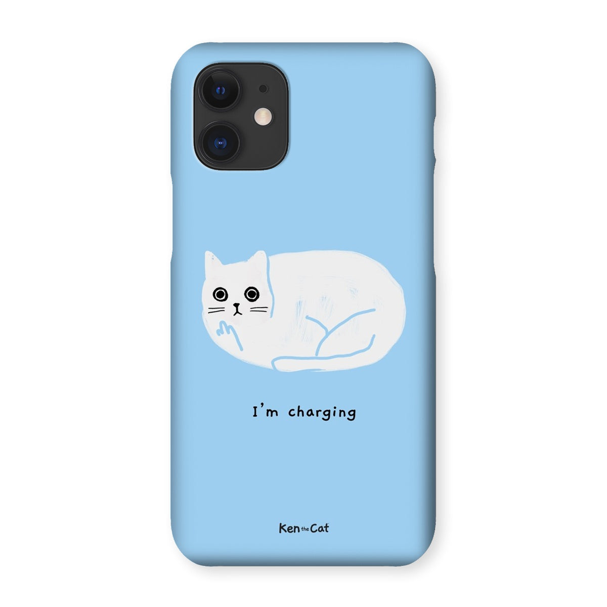 I'm Charging - Blue Phone Case