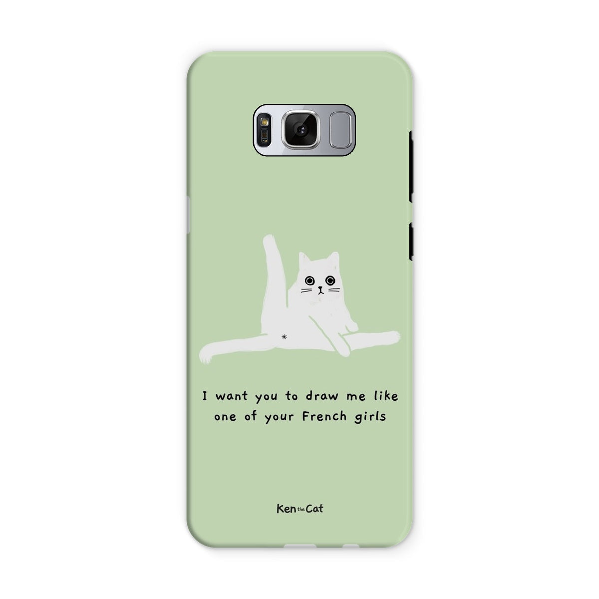 Draw Me Like Your French Girls - Green Phone Case