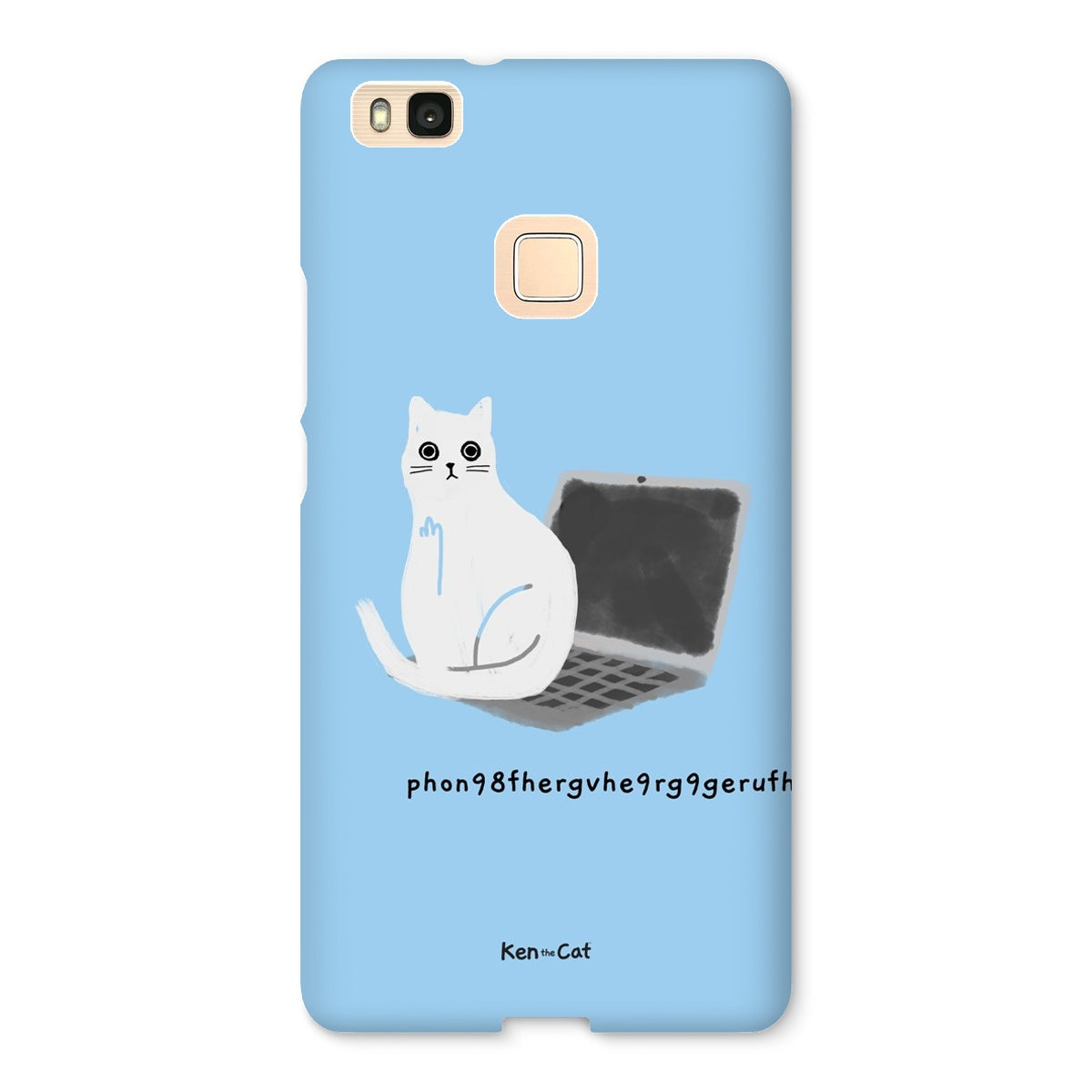 Laptop - Blue Phone Case