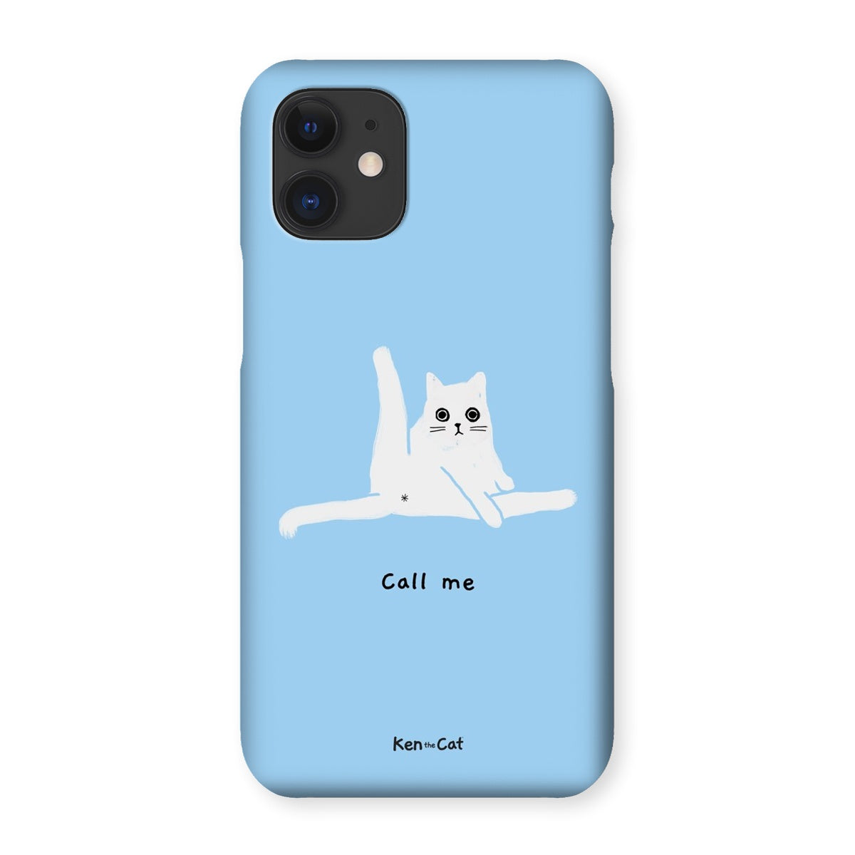 Call Me - Blue Phone Case