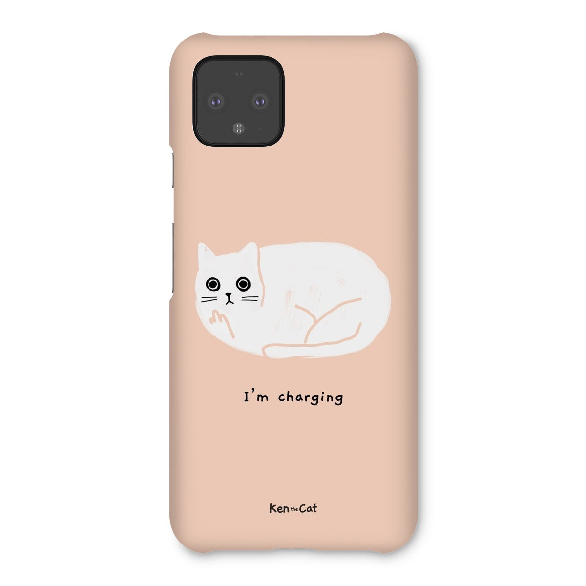 I'm Charging - Coral Phone Case