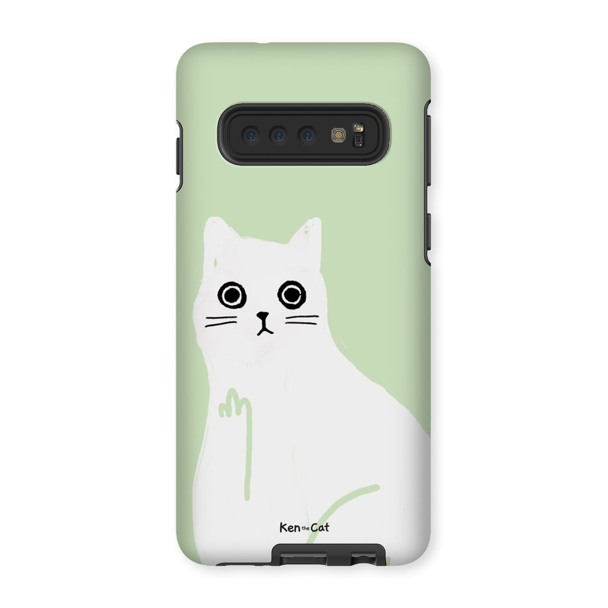 Middle Finger - Green Phone Case