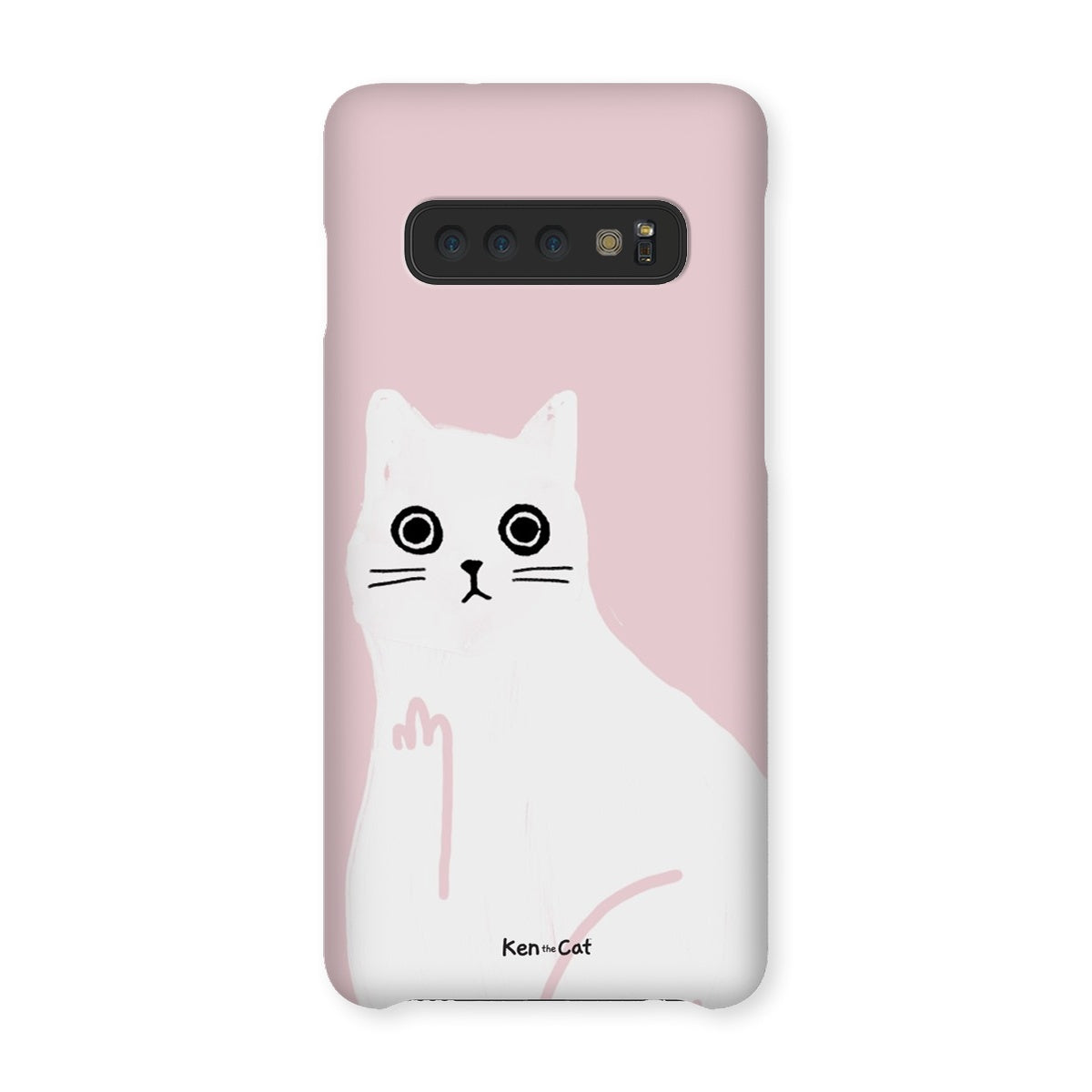 Middle Finger - Pink Phone Case