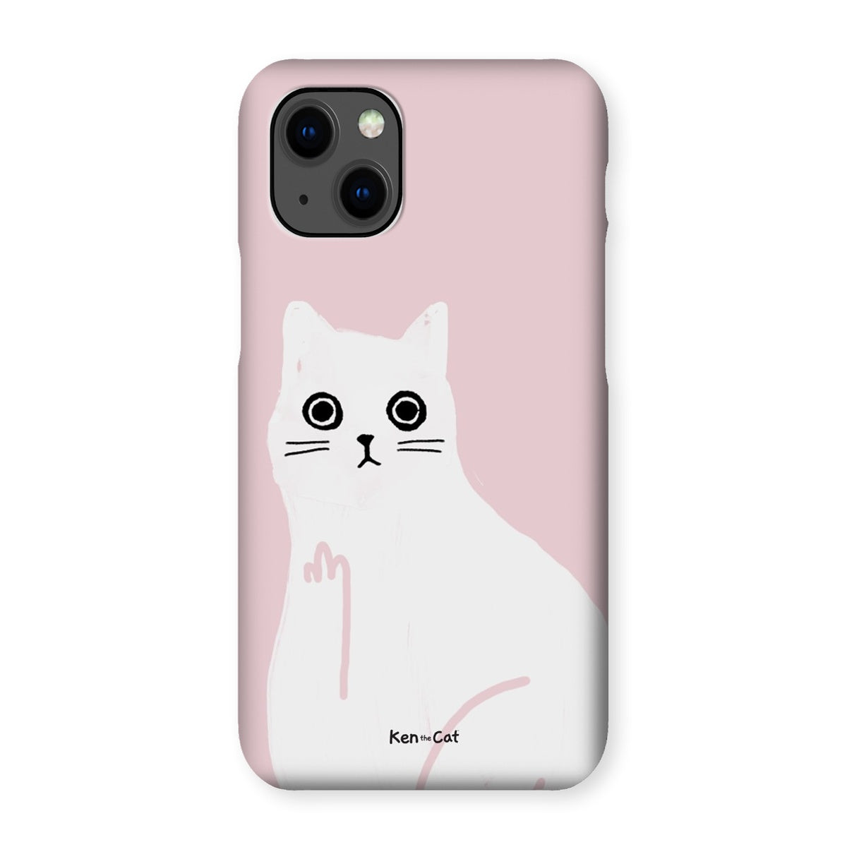 Middle Finger - Pink Phone Case