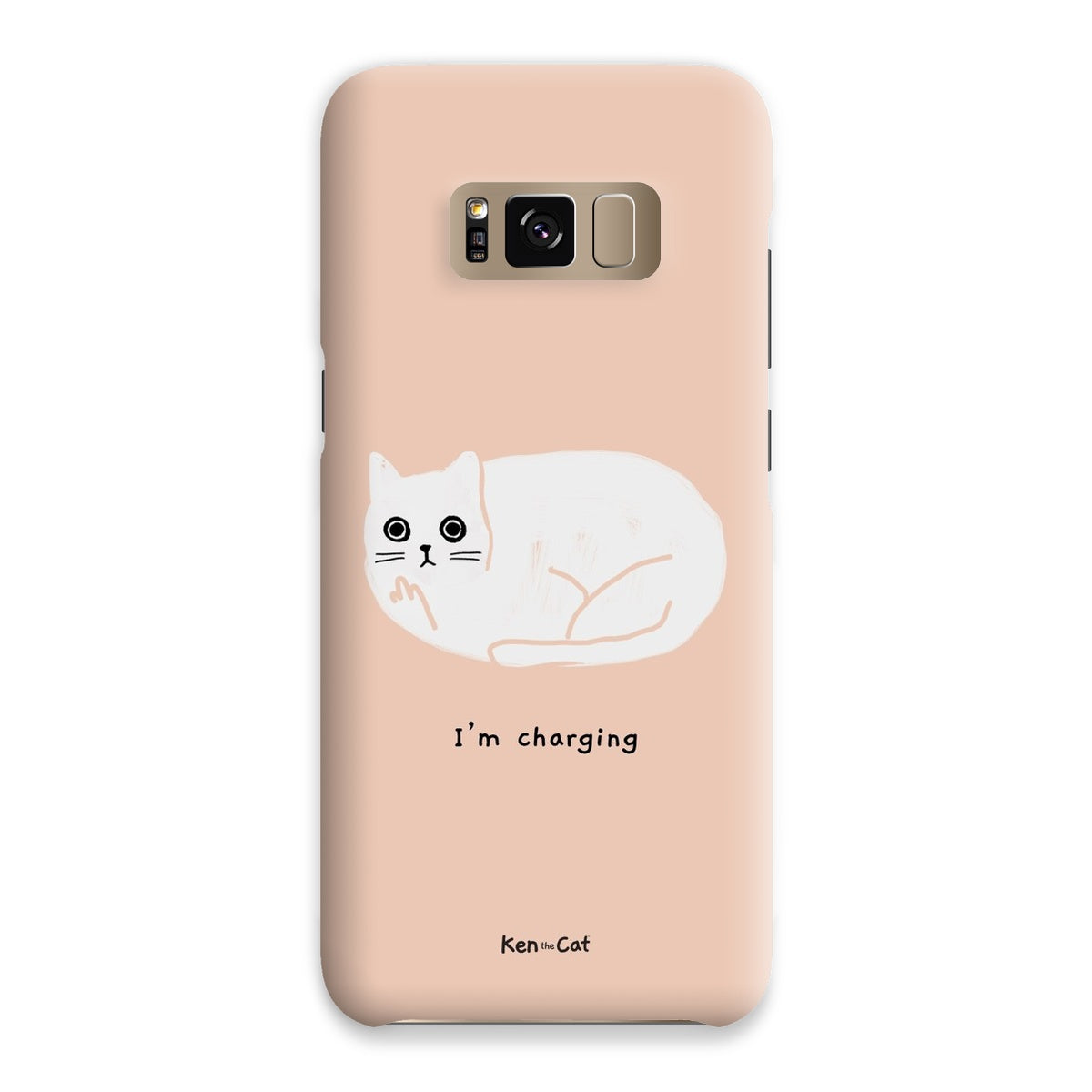 I'm Charging - Coral Phone Case