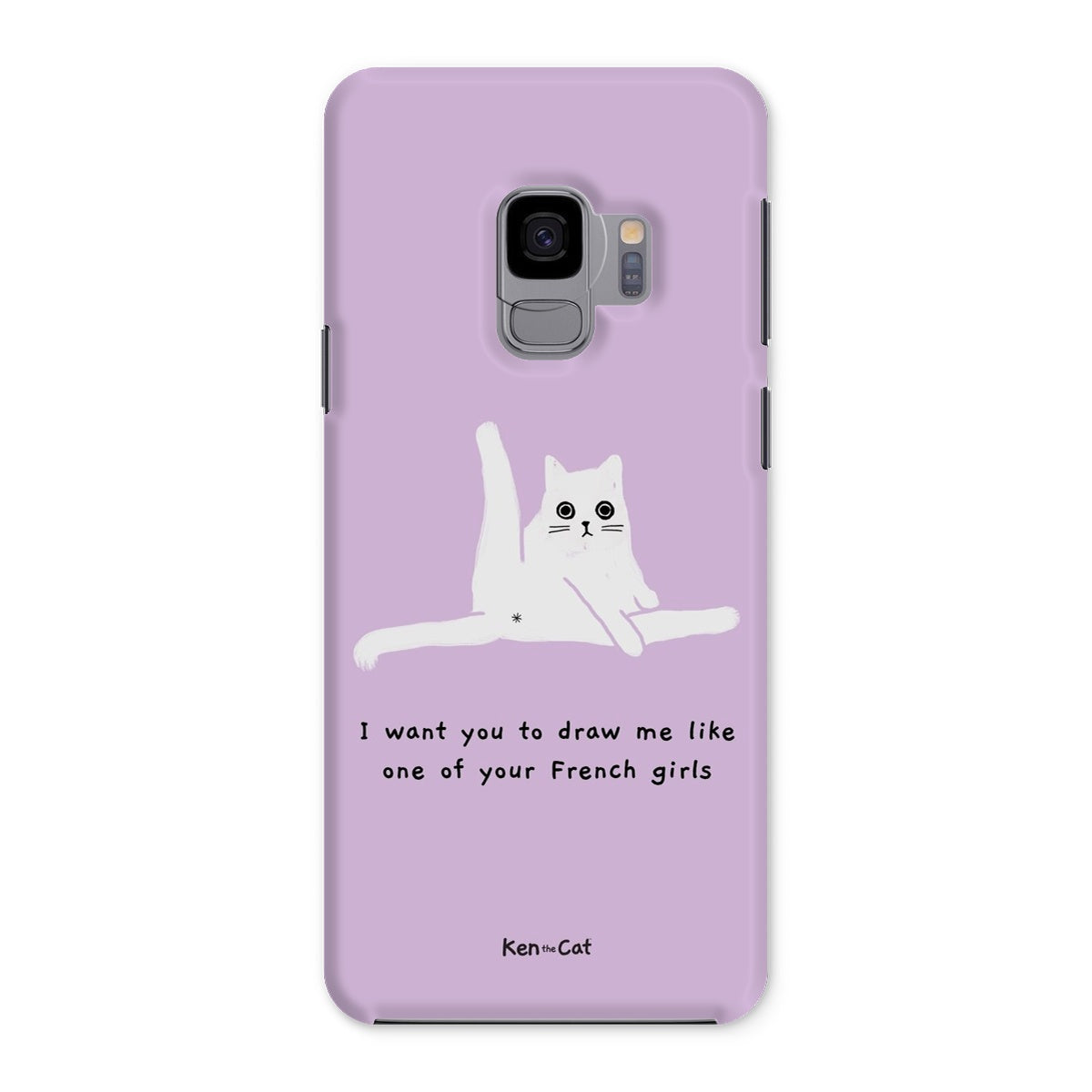 Draw Me Like Your French Girls - Purple Phone Case