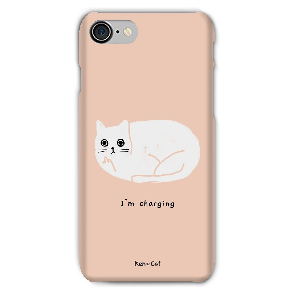 I'm Charging - Coral Phone Case