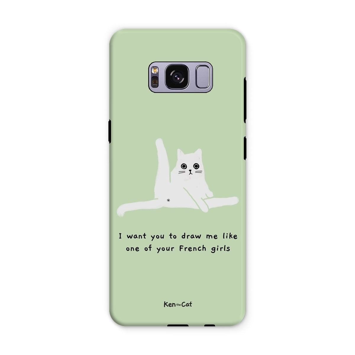 Draw Me Like Your French Girls - Green Phone Case