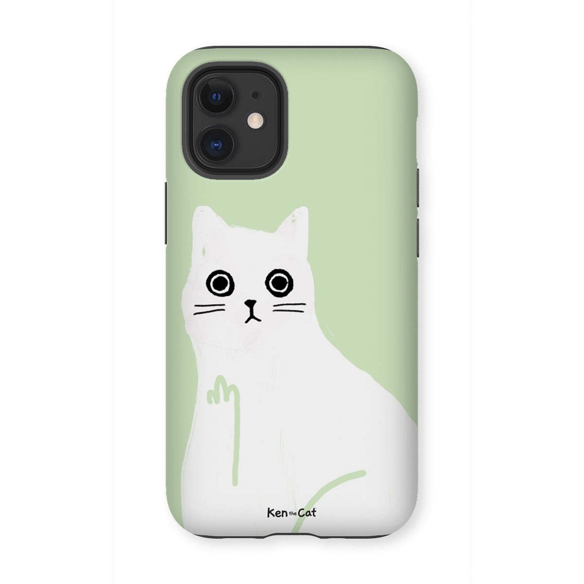 Middle Finger - Green Phone Case