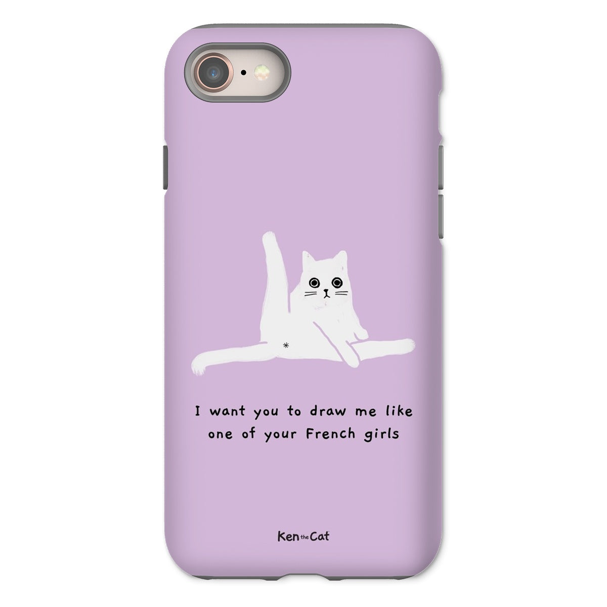 Draw Me Like Your French Girls - Purple Phone Case