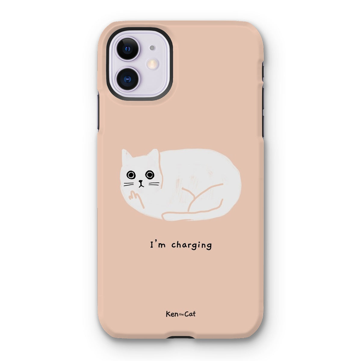I'm Charging - Coral Phone Case