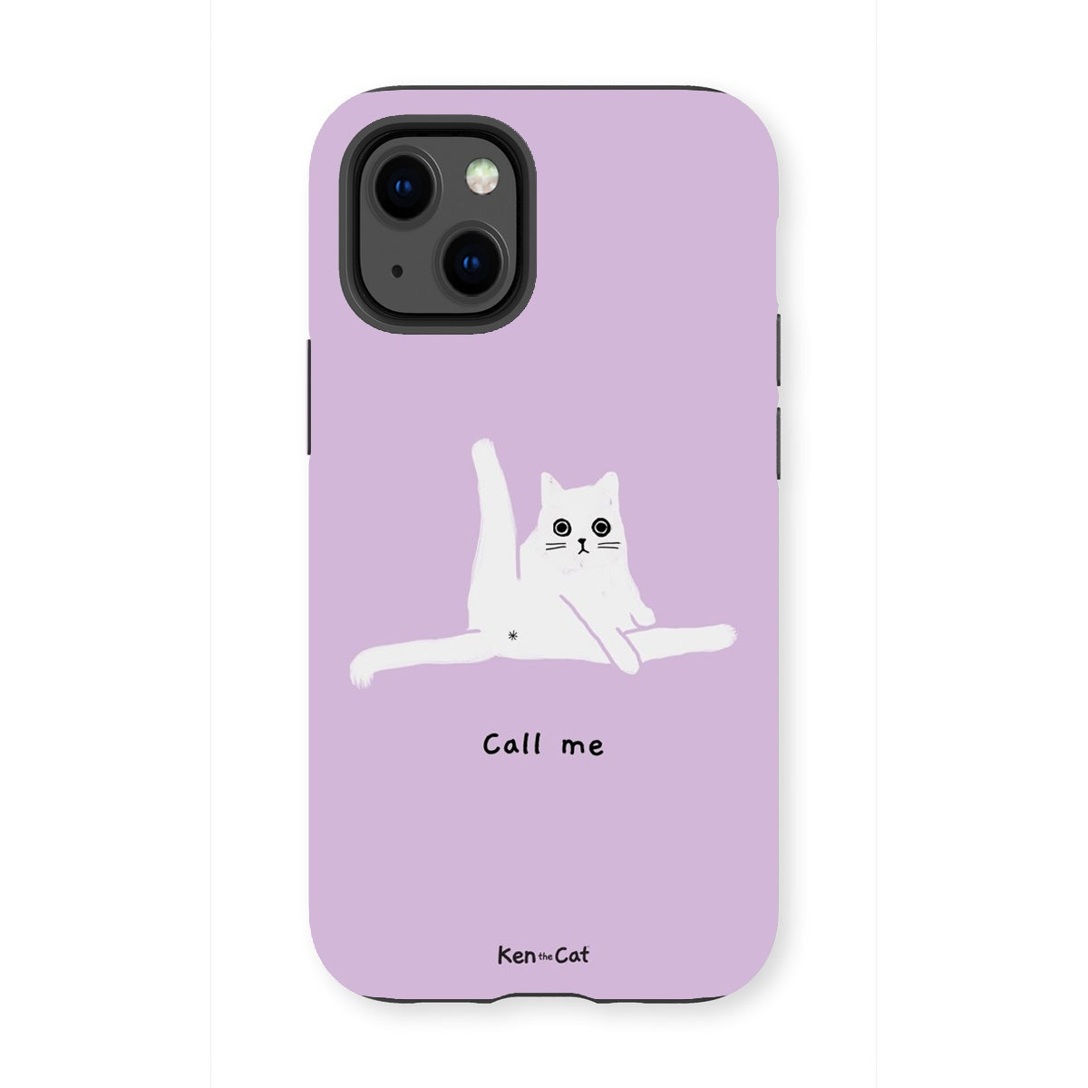 Call Me - Purple Phone Case