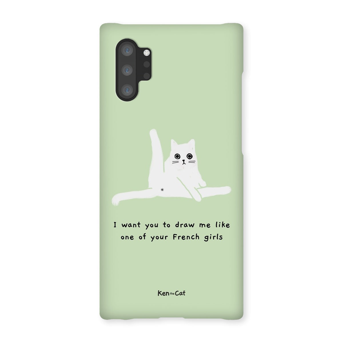 Draw Me Like Your French Girls - Green Phone Case