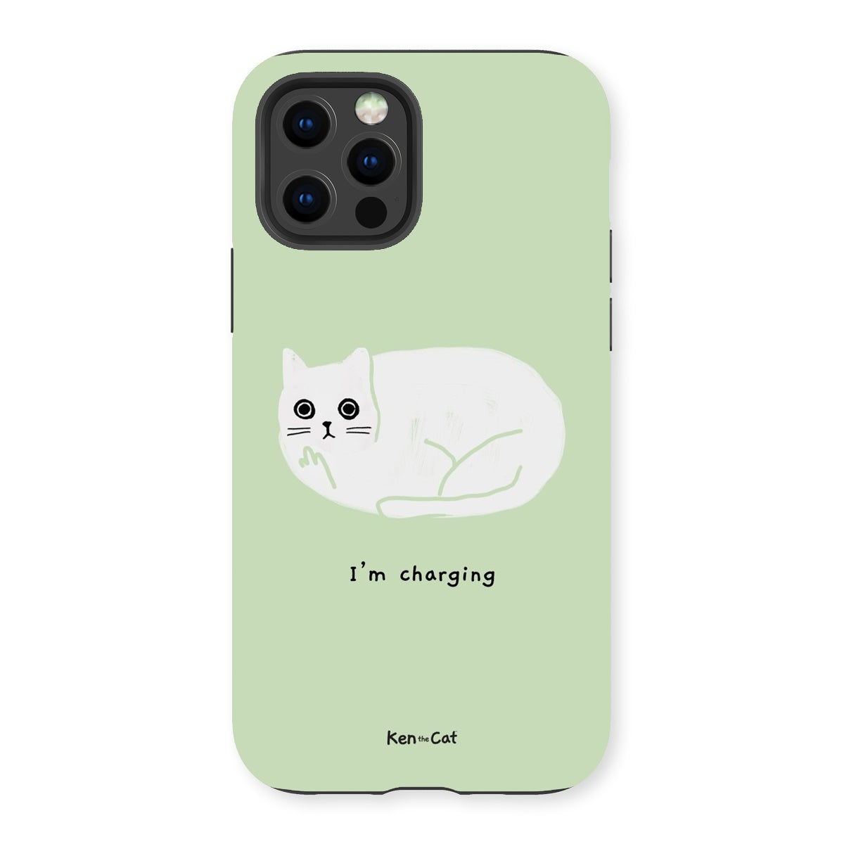 I'm Charging - Green Phone Case