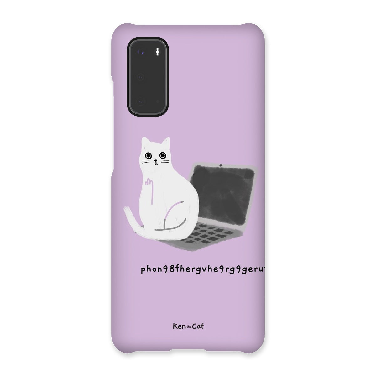 Laptop - Purple Phone Case