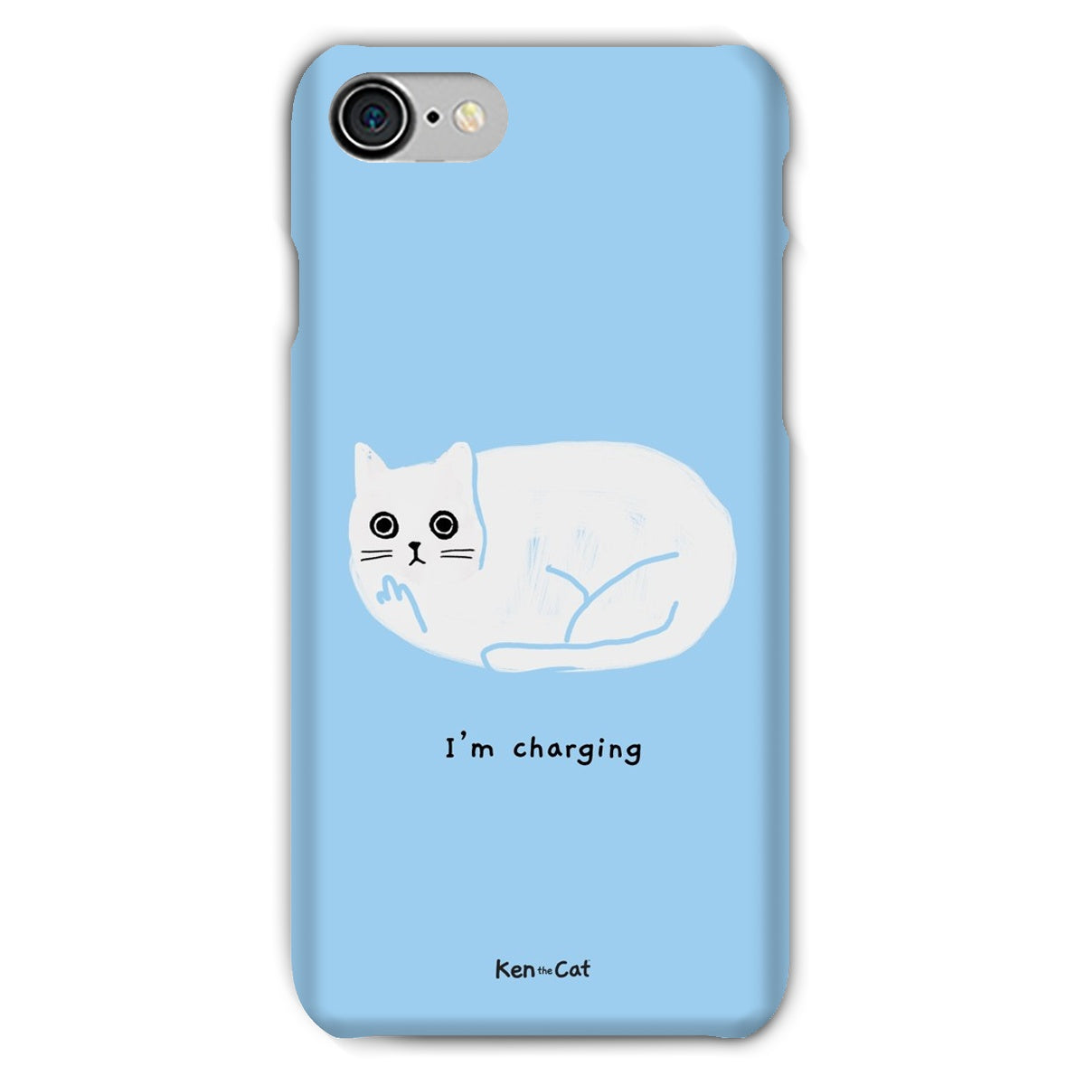 I'm Charging - Blue Phone Case