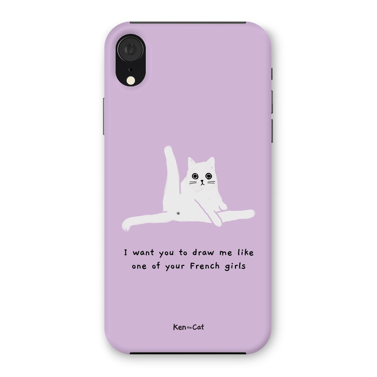 Draw Me Like Your French Girls - Purple Phone Case