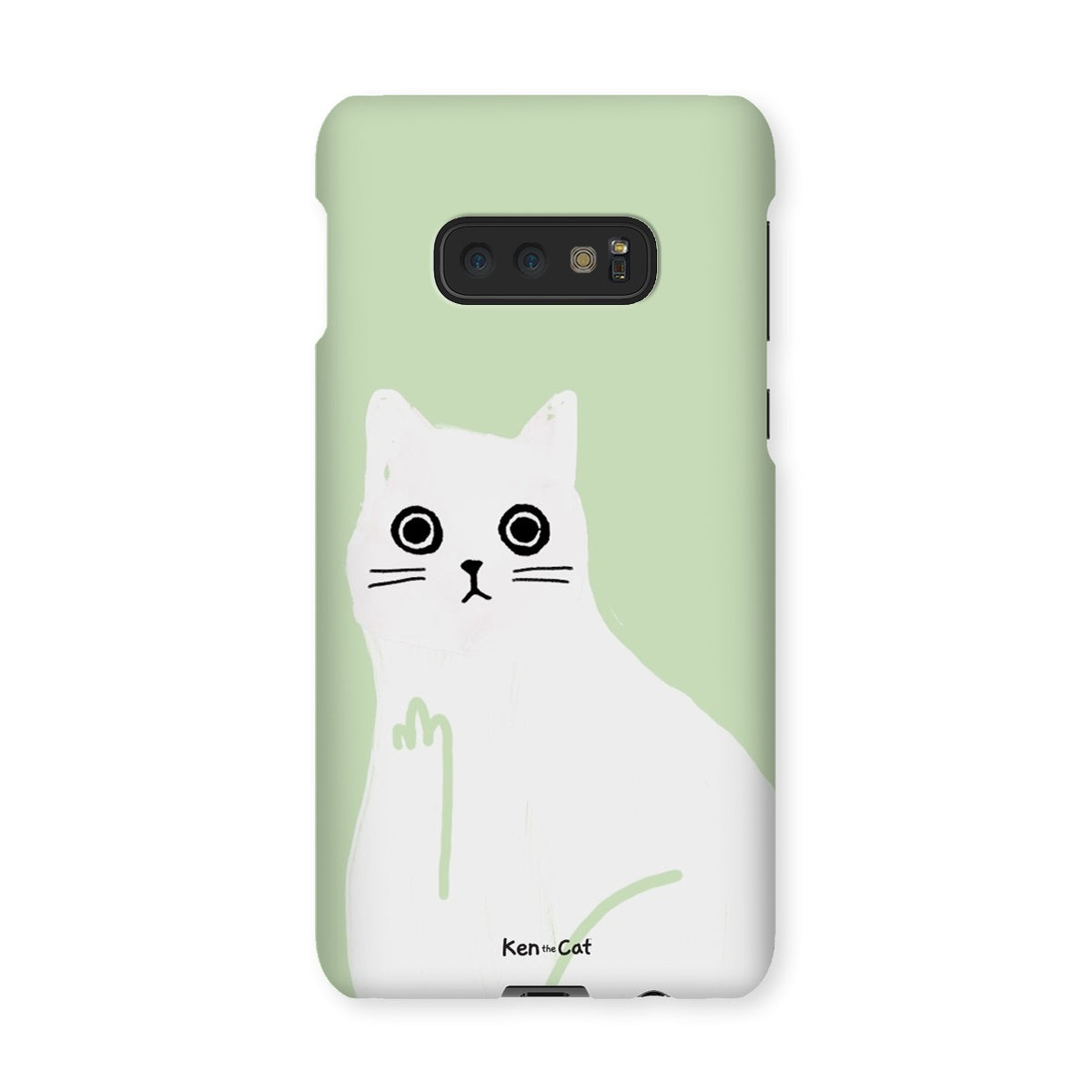 Middle Finger - Green Phone Case