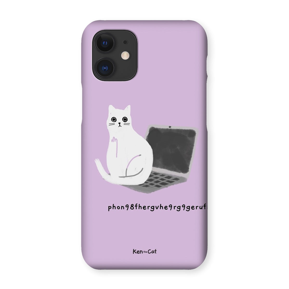 Laptop - Purple Phone Case
